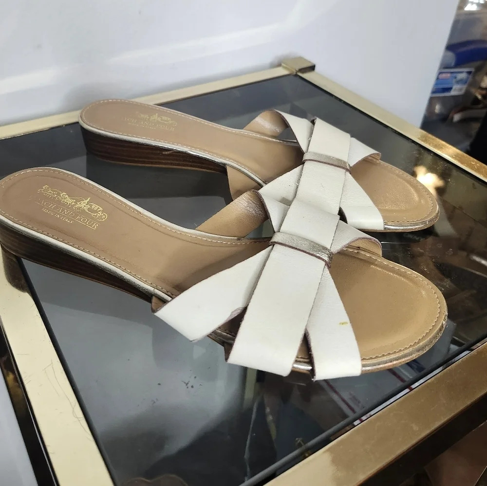 Coach and Four Sandals SZ 8